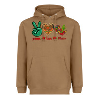 Toasted Coconut Peace Love Mexico Heavyweight Hoodie - texasbilliewilder