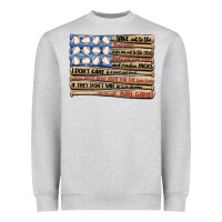 Heather Grey baseball ballgame Heavyweight Sweatshirt - MaliasSmallBusiness