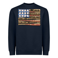 Navy baseball ballgame Heavyweight Sweatshirt - MaliasSmallBusiness