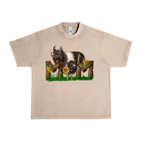 French Oak Western Mom With Hampshire Pig And Baby Pig Urban Heavy Tee - LillyAllenDesigns