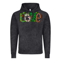 Vintage Black Western St. Patrick's Day Love Cow Vintage Hoodie - Artiststas