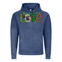 Vintage Denim Western St. Patrick's Day Love Cow Vintage Hoodie - Artiststas