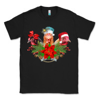 Black Chickens Christmas Classic Tee - CowhideDigitalArt