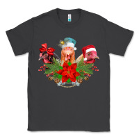 Smoke Chickens Christmas Classic Tee - CowhideDigitalArt