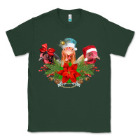 Sports Green Chickens Christmas Classic Tee - CowhideDigitalArt