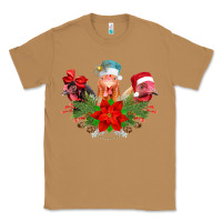 Toasted Coconut Chickens Christmas Classic Tee - CowhideDigitalArt