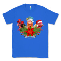 True Royal Chickens Christmas Classic Tee - CowhideDigitalArt