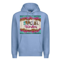 Colony Blue western social worker tumbler tbs (1) Premium Hoodie - TumblerDesignByShophia