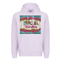 Lilac western social worker tumbler tbs (1) Premium Hoodie - TumblerDesignByShophia
