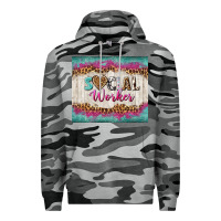 Slate Camo western social worker tumbler tbs (1) Premium Hoodie - TumblerDesignByShophia