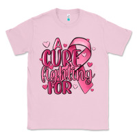 Bubblegum Pink a cure fighting for Classic Tee - MaliasSmallBusiness