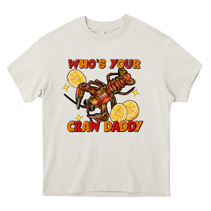 Crawfish Who's Your Craw Daddy Heavy Core Tee by FaDigitalArtStudio | Teevron