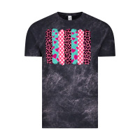 Cloud Black valentine's day brushstrokes Vintage Tee - BarkalooDesign