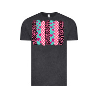 Vintage Black valentine's day brushstrokes Vintage Tee - BarkalooDesign