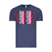 Vintage Denim valentine's day brushstrokes Vintage Tee - BarkalooDesign
