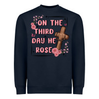 Navy on the third day  he rose Heavyweight Sweatshirt - MaliasSmallBusiness