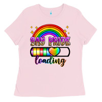 Gay Pride Loading Ladies Tee | Teevron