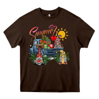 Chocolate Brown summer Heavy Core Tee - SublimationCraftShop
