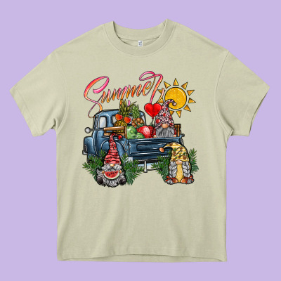 Summer Heavy Core Tee Designed By Sublimationcraftshop