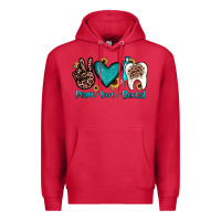Cardinal peace love dental Premium Hoodie - JahusDesignShop