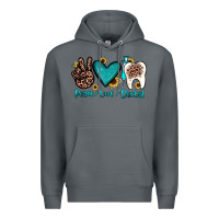 Rock peace love dental Premium Hoodie - JahusDesignShop
