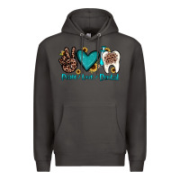 Smoke peace love dental Premium Hoodie - JahusDesignShop