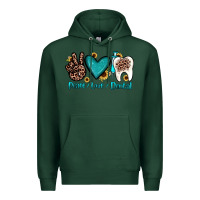 Sports Green peace love dental Premium Hoodie - JahusDesignShop