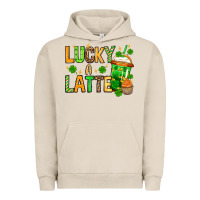 Pigment French Oak St. Patrick's Lucky a latte Urban Hoodie - OliviaCreatesArt