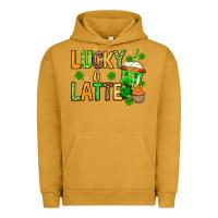 Pigment Peanut Butter St. Patrick's Lucky a latte Urban Hoodie - OliviaCreatesArt
