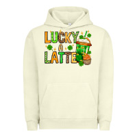 Pigment Pistachio St. Patrick's Lucky a latte Urban Hoodie - OliviaCreatesArt
