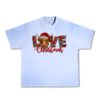 Grape Ice love christmas highland cow and turquoise gemstone Urban Heavy Tee - Jasminsmagicworld