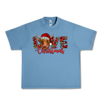 Pebble Blue love christmas highland cow and turquoise gemstone Urban Heavy Tee - Jasminsmagicworld