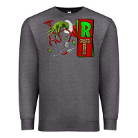 Charcoal Heather Christmas Character Nurse Premium Sweatshirt - NancyCooperArtShop