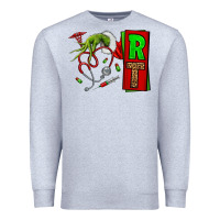 Heather Grey Christmas Character Nurse Premium Sweatshirt - NancyCooperArtShop