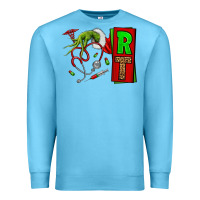 Ocean Blue Christmas Character Nurse Premium Sweatshirt - NancyCooperArtShop