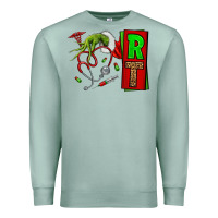 Seafoam Christmas Character Nurse Premium Sweatshirt - NancyCooperArtShop