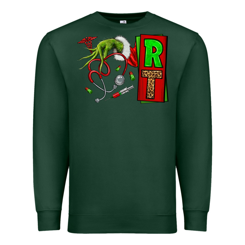 Christmas Character Nurse Premium Sweatshirt by NancyCooperArtShop | Teevron