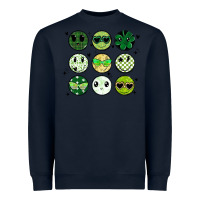 Navy funny st patrick's day Heavyweight Sweatshirt - MaliasSmallBusiness