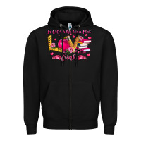 Black in october we wear pink teacher Zipper Hoodie - LillyAllenDesigns