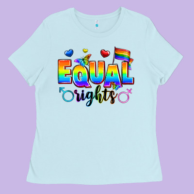 Equal Rights Ladies Tee Designed By Zillion Design Studio