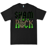 Black St. Patrick's shamrock Premium Tee - OliviaCreatesArt
