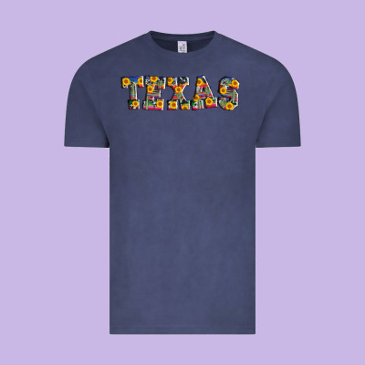 Texas Serape Sunflower Vintage Tee Designed By Adodesignshop