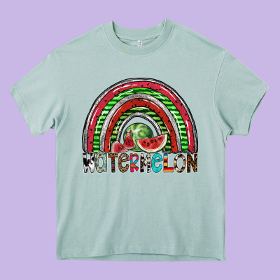 Watermelon Heavy Core Tee Designed By Sublimationcraftshop
