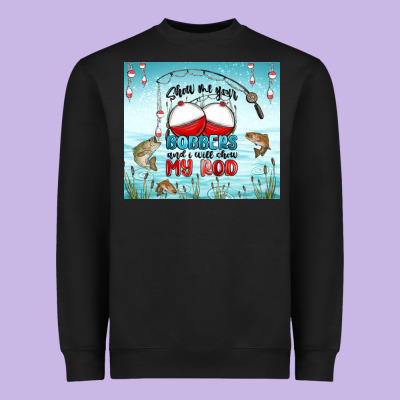 Show Me Your Bobbers And I Will Show My Rod Heavyweight Sweatshirt Designed By Maliassmallbusiness