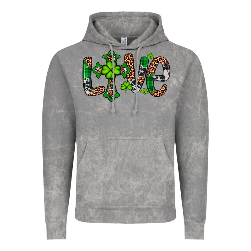 Western St. Patrick's Day Love Cross Vintage Hoodie by Artiststas | Teevron