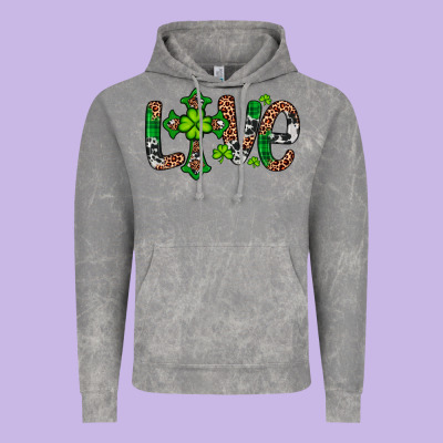 Western St. Patrick's Day Love Cross Vintage Hoodie Designed By Artiststas