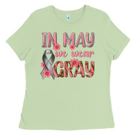 Matcha In May We Wear Gray Ladies Tee - texasbilliewilder