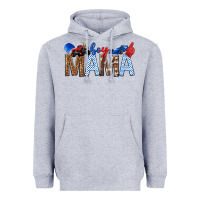 Heather Grey Boy Mama Heavyweight Hoodie - texasbilliewilder