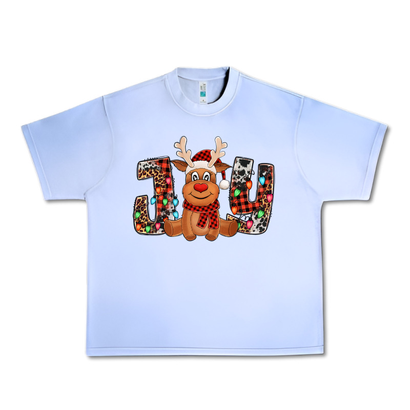 Joy Christmas Reindeer Urban Heavy Tee by Jasminsmagicworld | Teevron