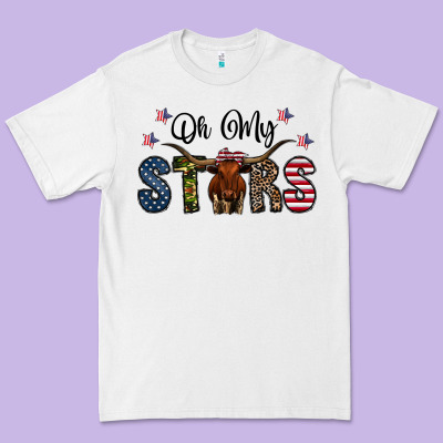 Oh My Stars Premium Tee Designed By Cowhidedigitalart